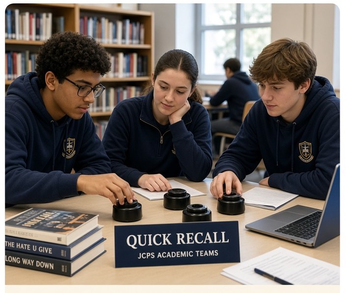 CCSD students at a quick recall practice.