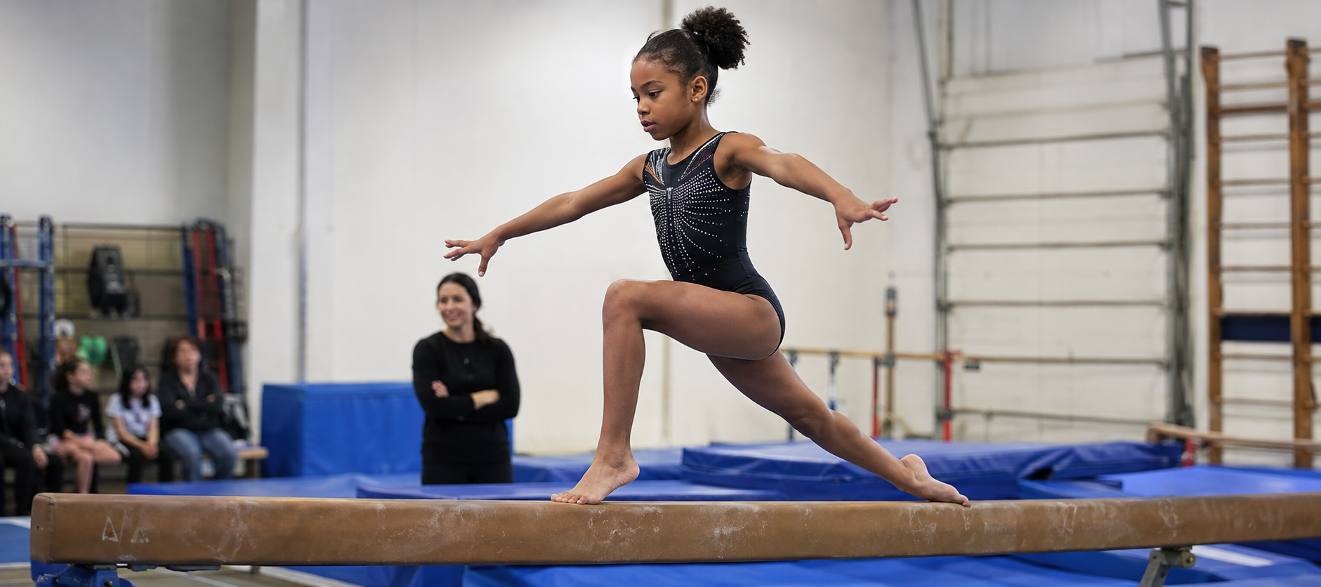 Youth gymnastics in Clark County.